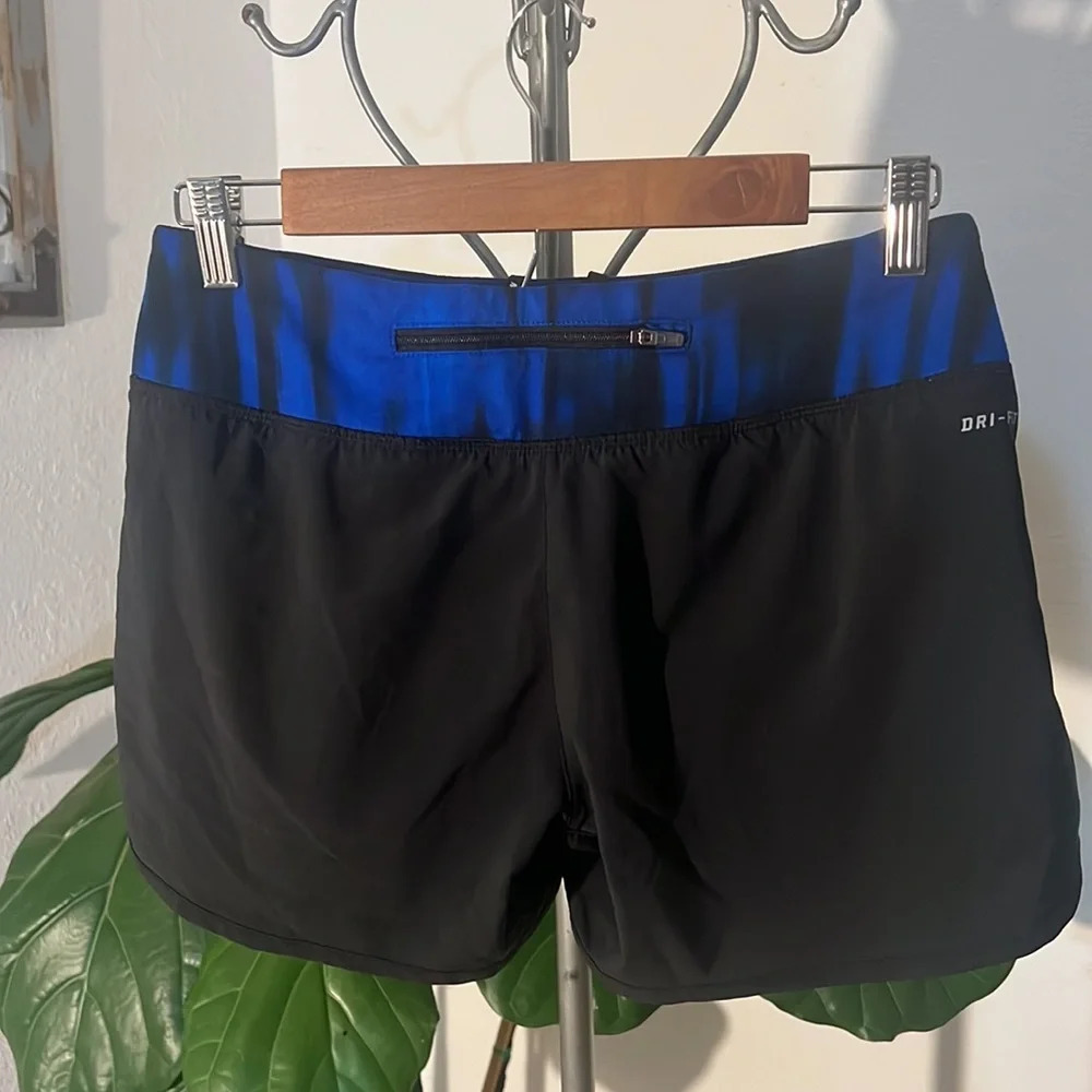 Nike Dri-Fit Women's Blue and Black Athletic Drawstring. Size Small - Picture 3 of 5